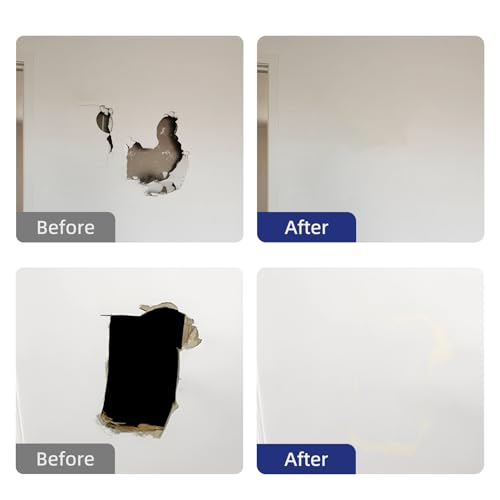 Drywall Repair Kit,Drywall Repair Panel 12” x12“,Drywall Patch Kit Large Hole,Sheetrock Repair Kit,Wall Surface Large Hole Fill Quick and Easy Solution - style: 12" Professional Kit