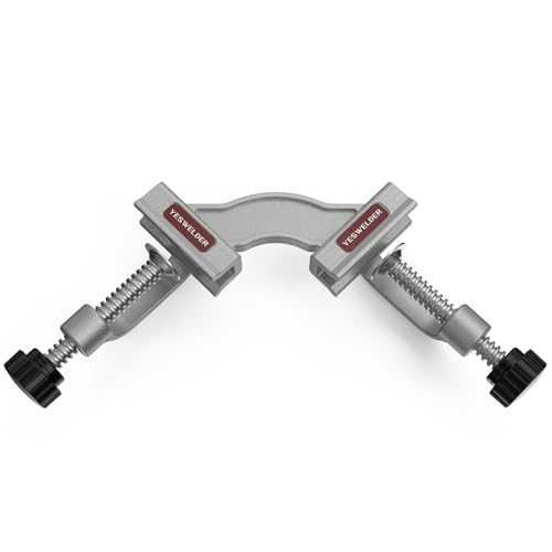 YESWELDER 90° Tube Clamp, Aluminum Alloy Right Angle Corner Clamp - style: 90° Tube Clamp
