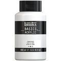Liquitex BASICS Acrylic Paint, 13.5-oz Bottle, Titanium White - color: Titanium White, size: 13.5 Fl Oz (Pack of 1)