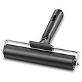 Rubber Roller, Ideal for Anti Skid Tape Construction Tools, Print, Ink and Stamping Tools (6-Inch, Black) - size: 6-Inch