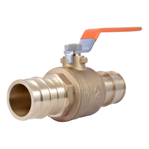 SharkBite 2 Inch Expansion Ball Valve for PEX-A Pipe, Brass Plumbing Fittings for PEX-A Tubing, UABBV54 - size: 2 in.