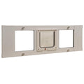 Ideal Pet Products Aluminum Sash Window Pet Door - size: 6-1/4" x 6-1/4" Cat Flap Size, style: Window Width: 33" - 38"