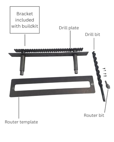 Floating Shelf Brackets - Sheppard Brackets - Easy Install - Heavy Duty (16 inch with Build Kit) - size: 16 inch with Build Kit