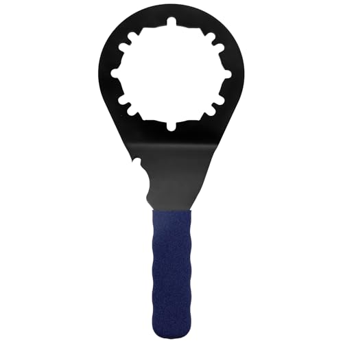 Sink Drain Wrench Universal Under Sink Wrench Faucet Tool Fit for Hex Nuts and All 4, 6 and 8 Tab Locking Nuts on strainer drains Loosen and Tighten the Filter Lock Nut