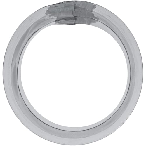 Repa Market 4" Inch Flexible Male Fit Duct Connector – Galvanized Steel Round Pipe Extender for Spiral Ducts – Vibration & Noise Reduction Coupler for HVAC Systems, Exhaust, and Dryer Vent Connections - size: 4" Inch