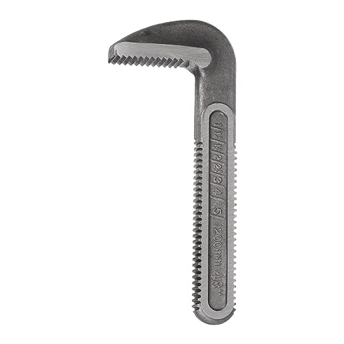 HARFINGTON Pipe Wrench Hook Jaw 48" Plumbing Wrench Replacement Jaws Carbon Steel for 48" Adjustable Wrench - size: 48"