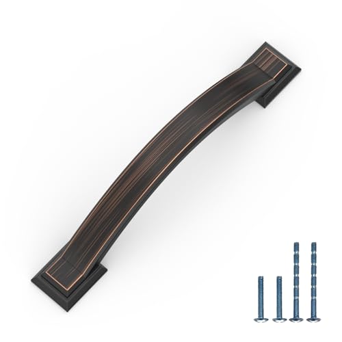 10 Pack 3.75 inch Cabinet Pulls Oil Rubbed Bronze Cabinet Handles Drawer Pulls for Kitchen Cabinet Cupboard - color: Oil Rubbed Bronze, size: 3.75 inch（96mm）, style: 10 Pack
