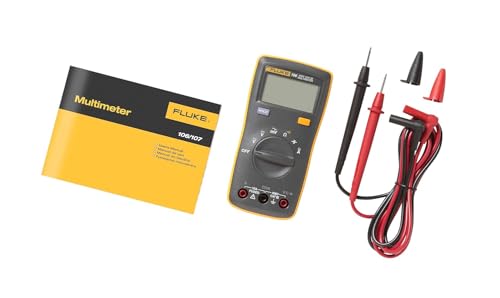 Fluke 106 (U.S.) Palm-Sized Digital Multimeter, CAT III 600V - size: 142 mm x 69 mm x 28mm, style: 106 U.S.
