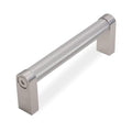 10 Pack 3-3/4 inch(96mm) Brushed Satin Nickel Kitchen Cabinet Handles Knurled Cabinet Pulls Silver Drawer Pulls Kitchen Cabinet Hardware Handles Drawer Pulls Dresser Handles - color: Brushed Satin Nickel, size: 3-3/4" Hole Center（96mm）