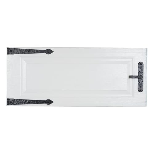 Household Essentials Black Hinge IT Premium Carriage House Lever Handle & Hinge 6 Piece Garage Door Magnet (Pack of 12) - size: Pack of 12, style: Premium Hinges with Lever