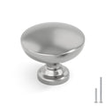 homdiy 25 Pack 1-3/16in Brushed Nickel Cabinet Knobs Dresser Closet Knobs - color: Brushed Nickel