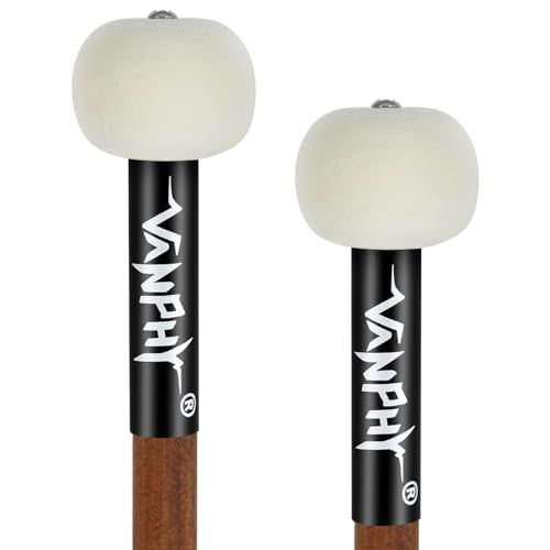 Timpani Mallet Wool Felt Drum Mallets Maple Handle - size: Felt Mallets