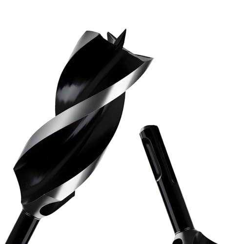 1-1/2" x 6" Auger Drill Bit with SDS Plus Shank for Wood - size: 1-1/2"x6"
