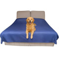 Thin Reversible Waterproof Protective Bed Cover (King Size, 100 x 96 inch), for Pets, Babies; Incontinence, Dirt, Drool - color: Blue, size: King 96 x 100 inch