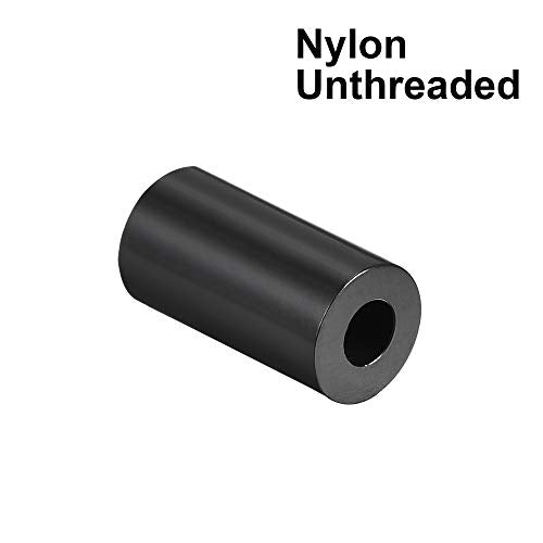 uxcell Nylon Round Spacer Washer 3.2mm ID 7mm OD 11mm Height for M3 Screws Black 100Pcs - size: 3.2mmx7mmx11mm