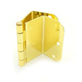 3.5 Inch Swing Clear Offset Door Hinge (5/8" Radius, Polished Brass) - color: Polished Brass, size: 5/8" Radius