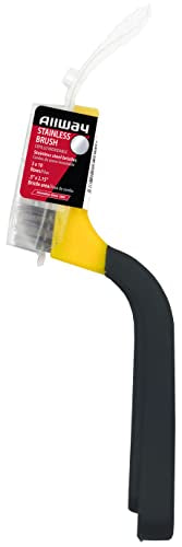 ALLWAY SB1 Soft-Grip Narrow Stainless Steel Stripper Brush - style: Narrow Stainless Steel Stripper Brush