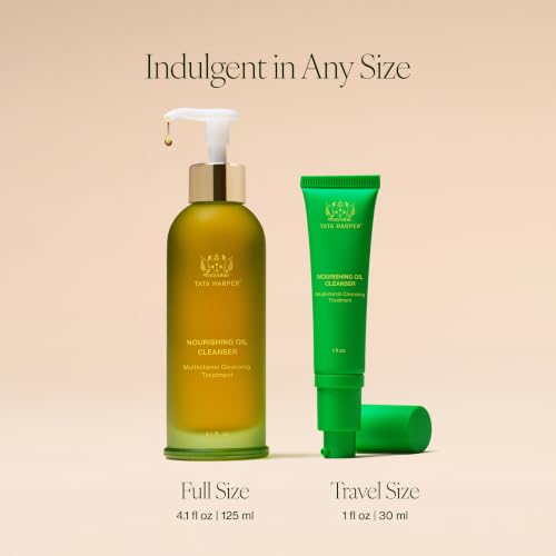 Tata Harper Nourishing Oil Cleanser, Gentle Makeup Removing Cleanser, Cleansing Oil, Natural Skincare - size: 4.2 Fl Oz (Pack of 1)