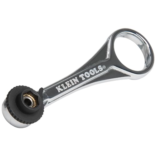 Klein Tools 65200 Ratchet Set, 5-Piece Mini Ratchet Set with Phillips, Slotted, and Adapter for Other Socket Sizes, For Tight Spaces - size: Non-Magnetic