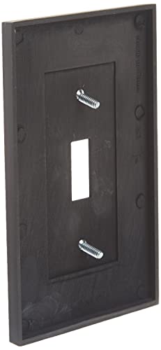 Amerelle 43TVB English Garden Wallplate, 1 Toggle, Cast Metal, Aged Bronze, 1-Pack - color: Aged Bronze, size: 1 Toggle