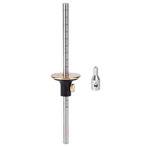 LiebeWH Wheel Marking Wood Carpenter Scriber, Marking Tool Wheel Woodworking Scriber Ruler EuropeanStyle Hand Measuring Tool (Single axis) - size: single axis