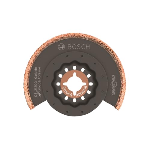 Bosch OSL212CG 2-1/2 in. Starlock® Oscillating Multi Tool Carbide Grit Segmented Saw Blade - size: 2-1/2 In., style: Industrial