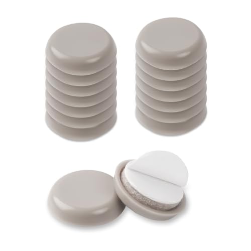 Furniture Sliders,25mm Round Table and Chair Leg Sliding Pad for Easy Moving on Carpet Hardwood (16pcs) - size: 25mm, Round