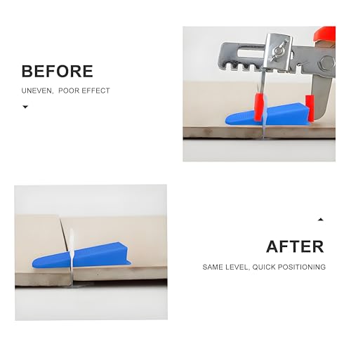 Tile Leveling system Plier Hand Floor Pliers Tiling Installation Tool Tile Locator Leveling System for DIY Ceramic Tile Stone Wall Tile Spacers Adjustment blue - size: 1/32" 2000pcs tile leveling system