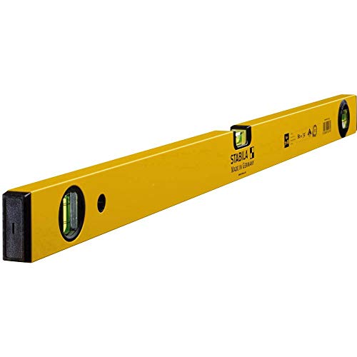 Stabila 02475/8 80 cm "Type 70 W" Spirit Level - Yellow/Black - size: Large(Size Label:X-Large)