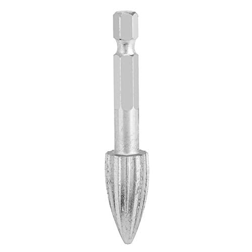 High Speed Steel Rotary Files 5pcs 1/4inch Hex Shank High Speed Steel Burrs Rotary Files Tools for Aluminum and Iron Hardware