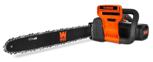 WEN Electric Chainsaw, Corded, 15-Amp, 18-Inch (CP1518) - size: 15A, 18 in.