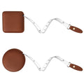 Tape Measure for Body Measuring Medical Body Cloth Tailor Craft Dieting Measuring Tape, 60 Inch/1.5 M Dual Sided Measuring Tape for Body Fabric Sewing（2 Pieces，Brown） - color: Brown 2 pack