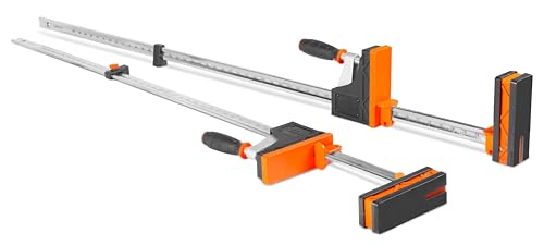 WEN Parallel Clamp Kit with Two 24-Inch Clamps, Two 50-Inch Clamps, and Framing Kit (CLP14A) - size: 24- and 50-inch Clamps, Four Pack