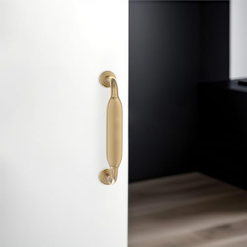 10 Pack 3 Inch Cabinet Pulls Champagne Bronze Kitchen Cabinet Handles Zinc Alloy Drawer Pulls Solid Cabinet Hardware - color: Champagne Bronze, size: 3'' Hole Center(76mm)