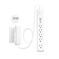 Flat Plug Surge Protector Power Strip, Outlet Cover 3ft Extension Cord - size: 5AC(3FT-2Prong)