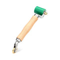 Seam Roller, Silicone Seam Roller Roofing, Smoothing Roofing Tools, Seam Roller for Quilting, Sewing, Wallpaper, Roller Tool for PVC/TPO/EPDM Single Ply Roofing Tape (Green) - color: Green