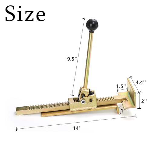 Yesland Flooring Jack, Professional Hardwood Flooring Jack and Positioning Tool for Straightening and Installing Laminate Hardwood Wood Tile Floor Without Pry Bars and Crowbars