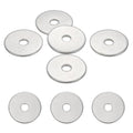 MECCANIXITY 5 Pcs M6 Stainless Steel Flat Washers Round Assortment Parts Spacers Assorted for Screws, Bolts, Plumbing, Automotive, Electrical 6.5mm ID 30mm OD 2mm Thick - size: M6, 6.5mm ID 30mm OD 2mm Thick
