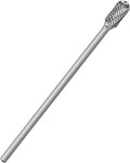 Sworker 1Pc Long Carbide Burr Set 1/4" Shank Total L 6.8" Die Grinder Bits Rotary Rasp Attachment Cut Port Grind Metal Cast Iron Steel Aluminum Cylinder Head Engine Intake Exhaust Manifold Tight Area - size: 1/4x6.8"Shank,1Pc
