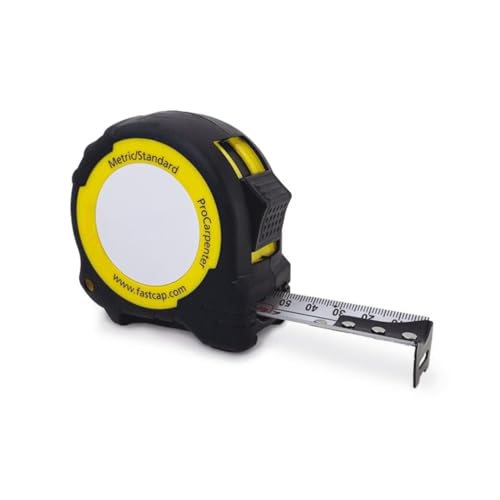 FastCap ProCarpenter Metric/Standard Measuring Tape, 12' Length