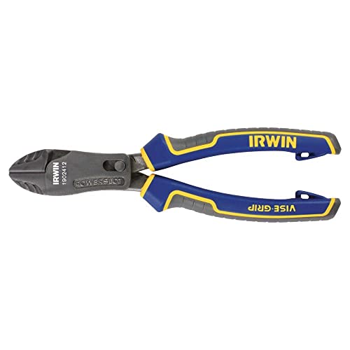 IRWIN VISE-GRIP Cutting Pliers with PowerSlot, Diagonal Cutting (1902412) - size: 7", style: Diagonal Cutting
