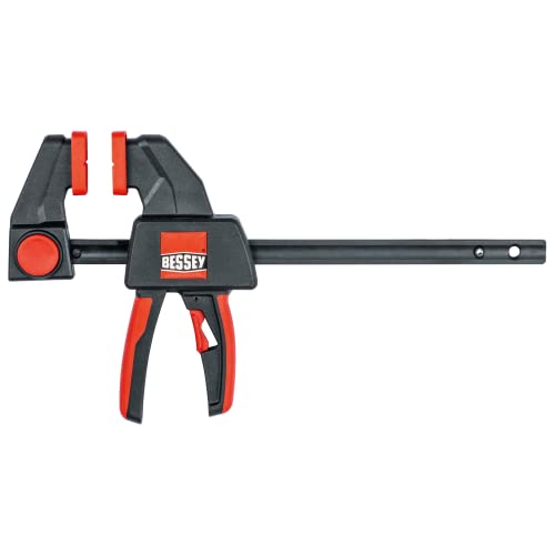 BESSEY EHK SERIES - 100 lb Clamping Force - 06 in - EHKM06 Trigger Clamp Set - 2.375 in. Throat Depth - Wood Clamps, Tools, & Equipment for Woodworking, Carpentry, Home Improvement, DIY - size: 6 in., style: 100 lb force