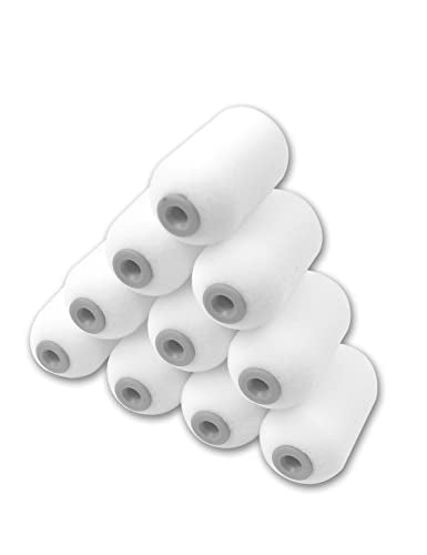 ROLLINGDOG 2 Inch Small Foam Paint Roller Covers - color: 10pc 2" Roller Cover