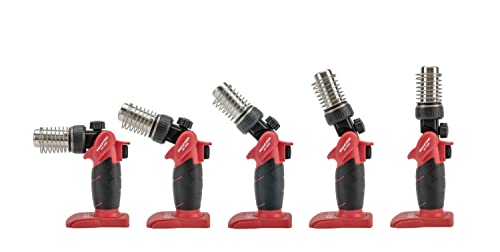 Master Appliance HT-1000 Cordless Butane Heat Gun with Shrink Reflector - Refillable, Portable Hot Air Tool for Heat Shrink Tubing, Electrical and Automotive Repairs