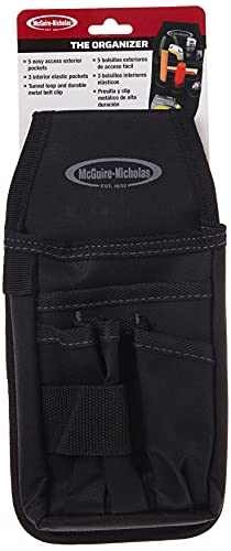 McGuire-Nicholas Mini Organizer | Mini Nylon Organizer Pocket Attachment for Tool Belt | Durable and Compact Tool Holder - style: Mini Organizer