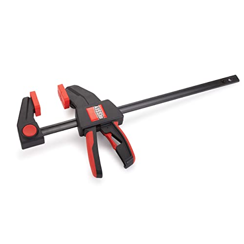 BESSEY EHK SERIES - 300 lb Clamping Force - 06 in - EHKL06 Trigger Clamp Set - 3.125 in. Throat Depth - Wood Clamps, Tools, & Equipment for Woodworking, Carpentry, Home Improvement, DIY - size: 6 in., style: 300 lb force