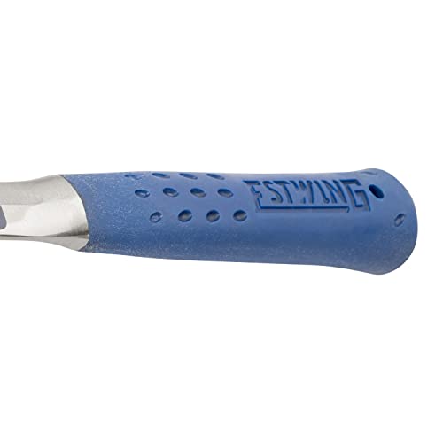 ESTWING Curved Claw Hammer, 12 oz Smooth Face, Shock Reduction Grip, E3-12C - size: 12 oz (Ounces)