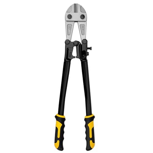 GRENPRO 18 Inch Heavy Duty Bolt Cutter, Chrome Vanadium, Anti-Slip Handle - style: 18" Bolt Cutter