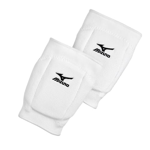 Mizuno Youth T10 Plus Volleyball Kneepad, One Size, White - color: White