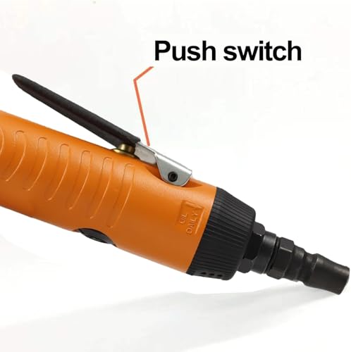 Mini Air Random Orbital Sander, 22000 RPM Pneumatic Polisher with 3 Pads - color: Orange
